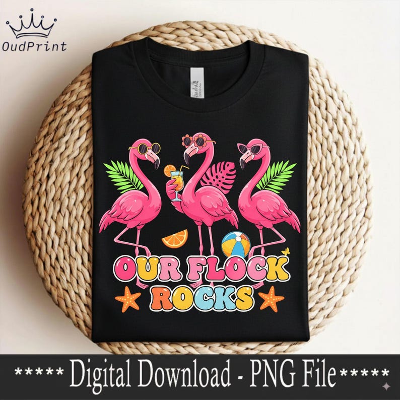 Flamingo Family Vacation PNG: Matching Summer Beach Trip Design ...
