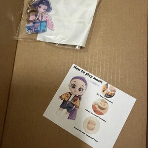 Hunters Girl Blue Hair Doll with 5D Eyes & Music - Singing Warrior Doll 10” image 9