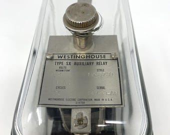 Relé auxiliar Westinghouse tipo SX 1338739 125 voltios