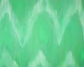 Emerald Abstract Chevron Painting, Original Modern Art, Frameable art, Wall Art, Home Decor, Modern chevron Home Decor, Acrylic Painting