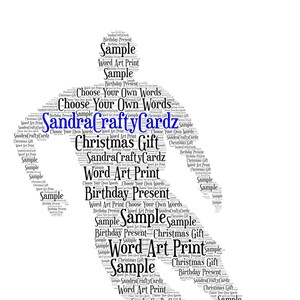 Personalised Footballer, Football Word Art Print, Printable File, Birthday Gift, Christmas Present, Gift for dad, Direct download, Soccer