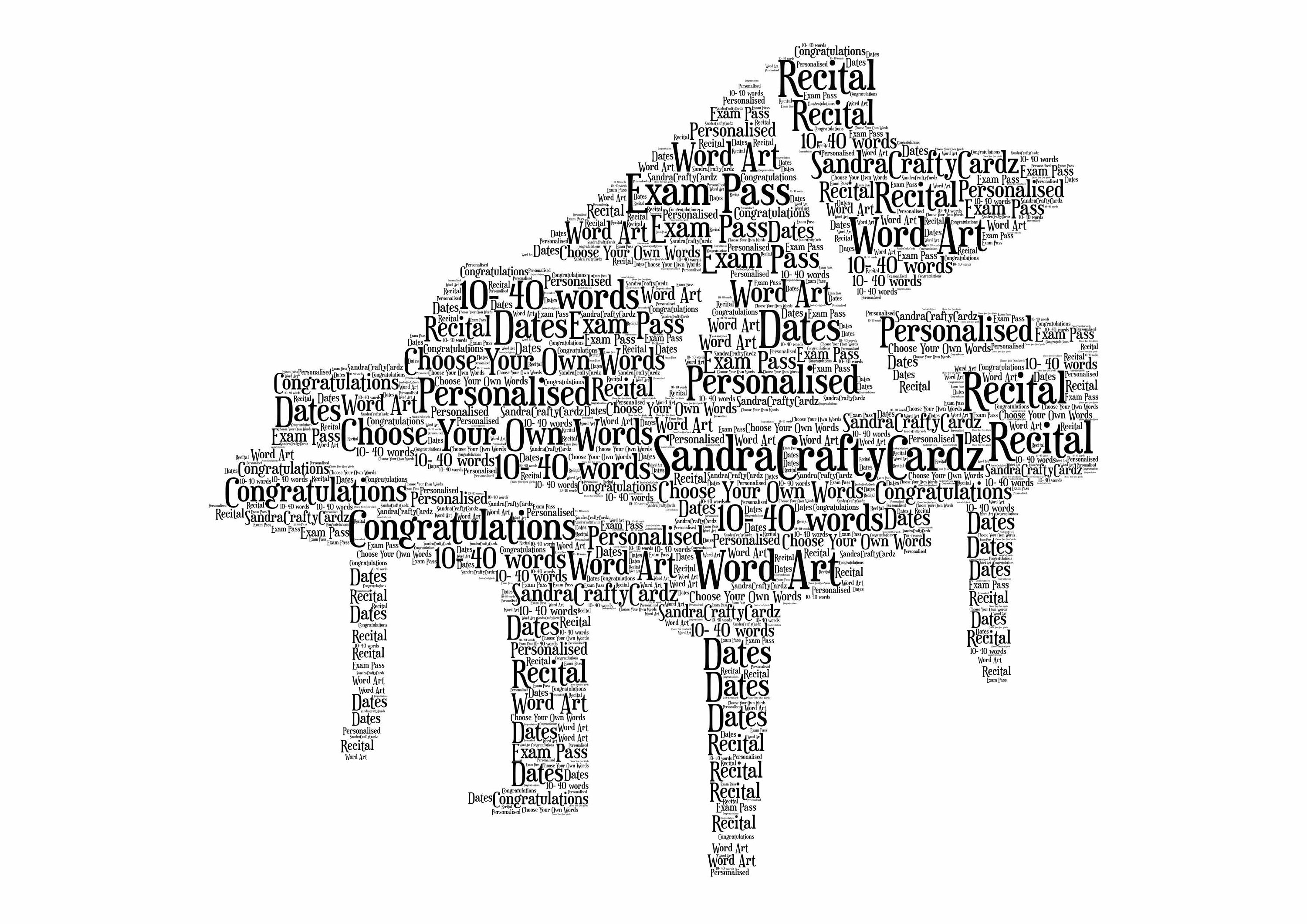 Grand Piano Personalised Word Art Print Music Print Gift Etsy UK