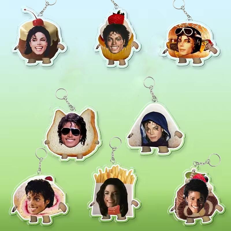 Michael Jackson Keyring - Etsy