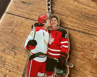Heated Rivalry Shane And ILya Keychains - Acrylic Keychain 2 side