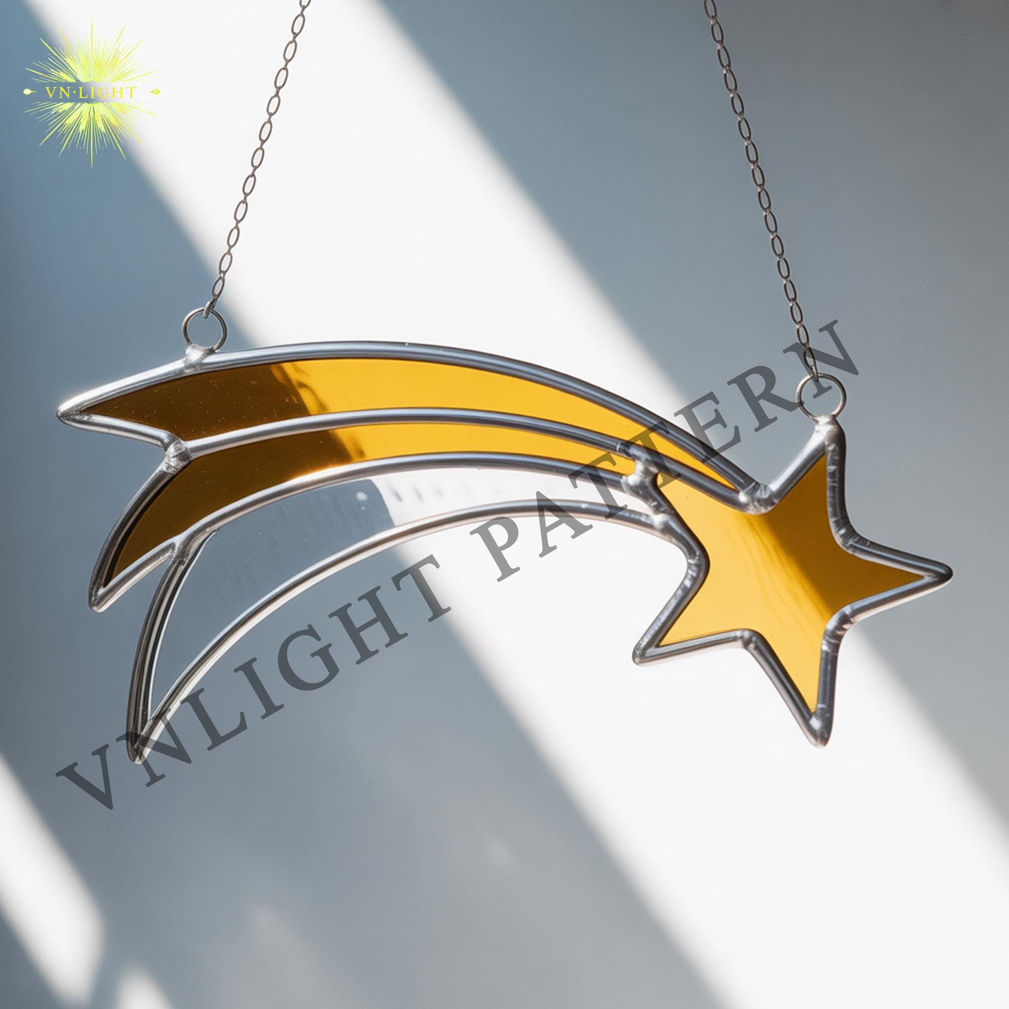 Shooting Star Glass - Etsy
