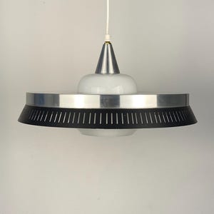 Vintage Danish Pendant Lamp by Bent Karlby for Lyfa – Mid-Century Modern Ceiling Light, 1960s