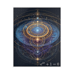 Puzzle „Tożsamość Eulera” – 520 elementów (16x20 cali) – prezent z fizyki