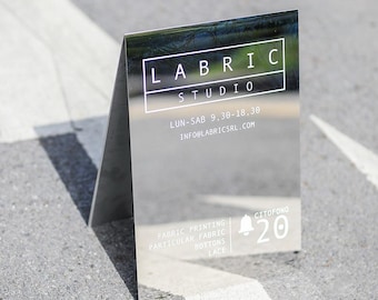 Heavy-Duty A-Frame Sign | Commercial Metal Advertising Board | Outdoor Business Display | Double-Sided Promotional Sign | Weather-Resistant