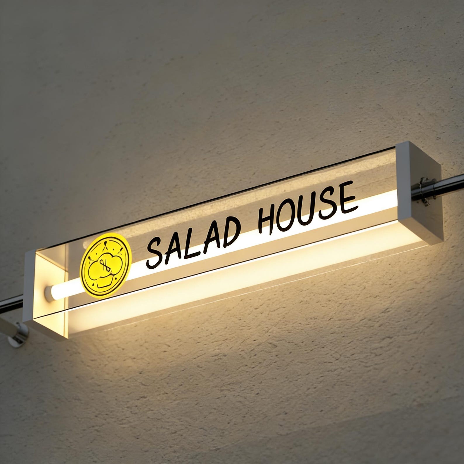Custom LED Light Box Sign - Personalized Illuminated Branding for Shops ...