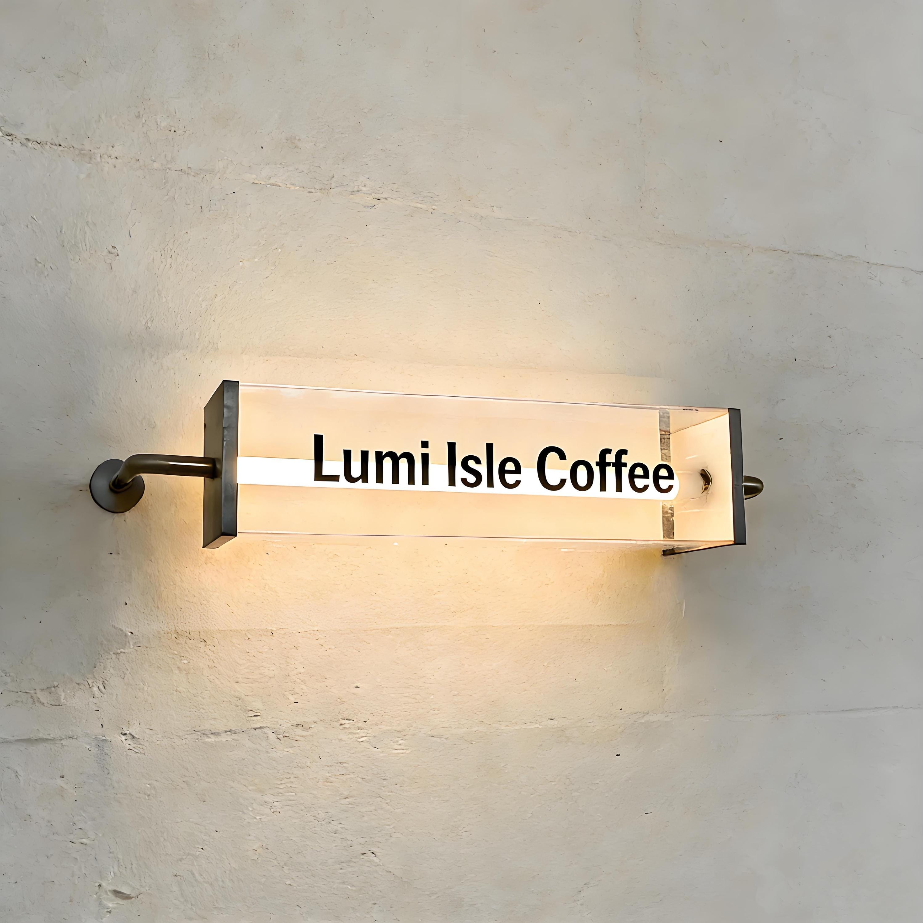 Custom LED Light Box Sign - Personalized Illuminated Branding for Shops ...