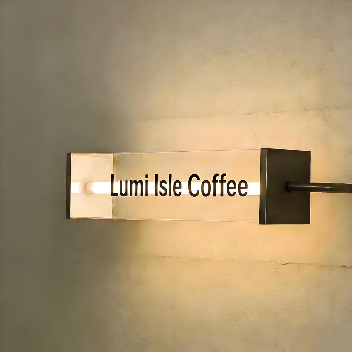 Custom LED Light Box Sign - Personalized Illuminated Branding for Shops ...