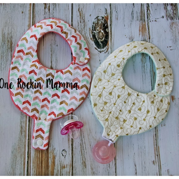 Pacifier Bib Etsy