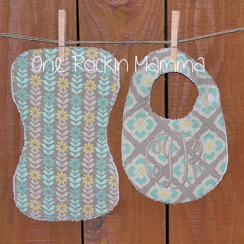 7x12 180mm X 300mm Quilted Bib Burp Cloth in the Hoop Etsy