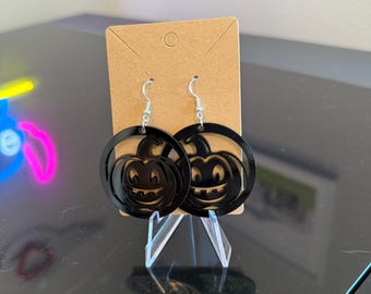 Holiday Halloween Pumpkin Earrings