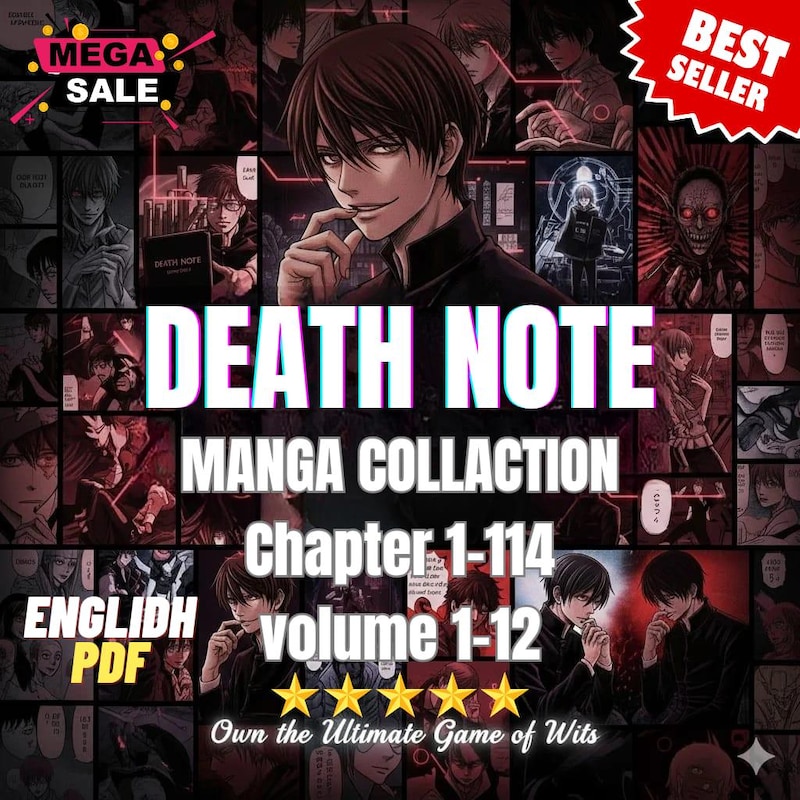 L Death Manga Etsy