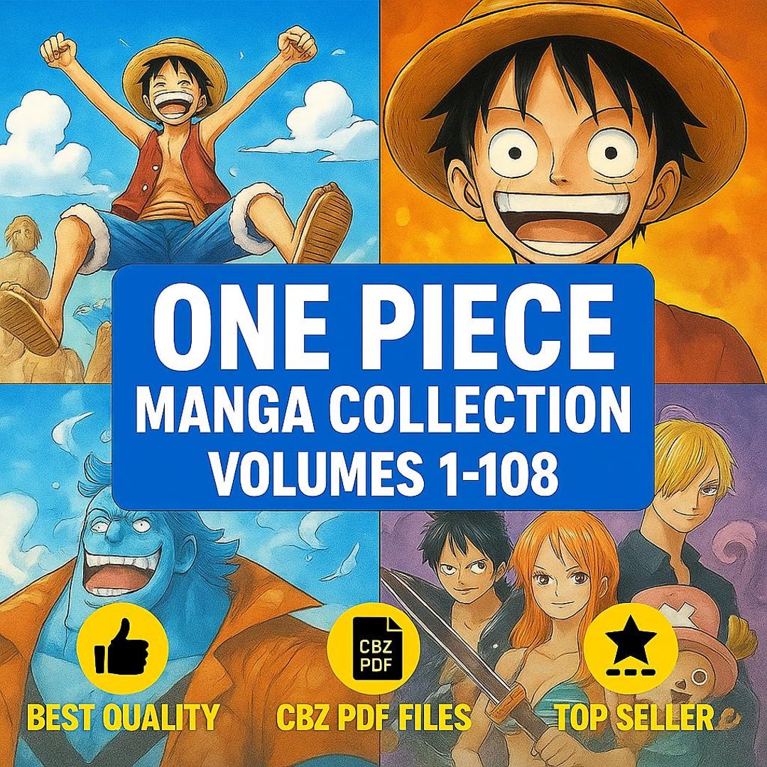 One Piece Manga Collection Vol 1-108 - English Digital Manga