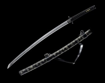 Katana fabriqué à la main en acier à haute teneur en carbone, épée de samouraï fantastique