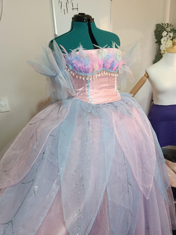 barbie blue dress costume Swan Lake barbie movie blue outfit