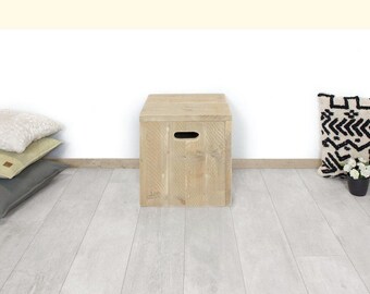 Handmade scaffolding wood stool