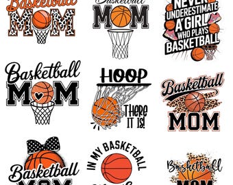 Basketball Mom PNG Bundle, Game Day Sports Mom Designs (Digital Download)
