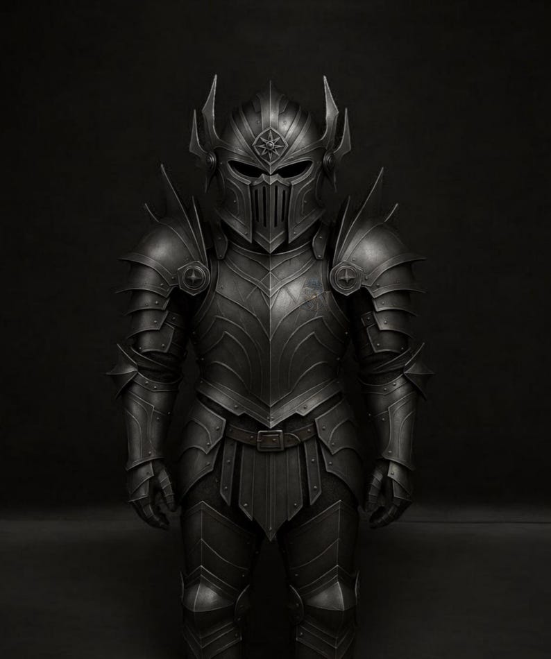Gothic Knight Full Armor Suit – Wearable Steel Plate Medieval Costume ...