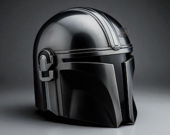 Ręcznie robiony stalowy hełm Mandalorianina | Noszona zbroja cosplayowa Star Wars