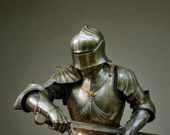 German Gothic Half Armor Suit – 15th Century Knight Cosplay, LARP Knight Armor Larp Cosplay Armor - Wearable Armor