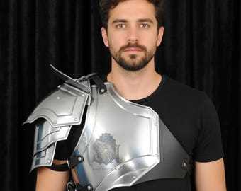 Medieval Knight Steel Chest Plate Armor – Handcrafted Wearable Plate Armor for LARP, Cosplay, Renaissance Fairs & Historical Collectors