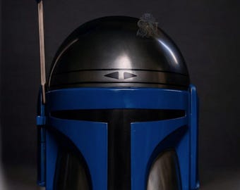 Wearable Jango Fett Helmet, 18-Gauge Steel, Cosplay Armor