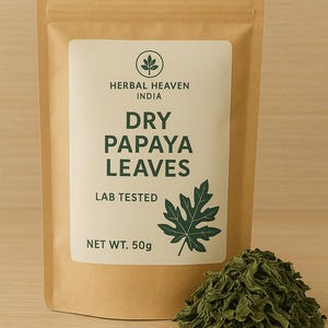 Skin & Hair Wellness with Papaya Leaves - Herbal Loose Tea for Radiant Beauty