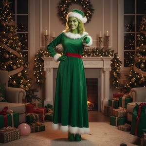 Womens Grinch Dress - Etsy Womens Grinch Dress - Etsy