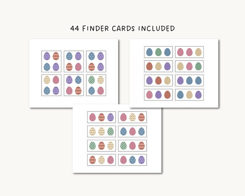 Easter Egg Finder Game | Visual Scanning and Pattern Matching Printable ...