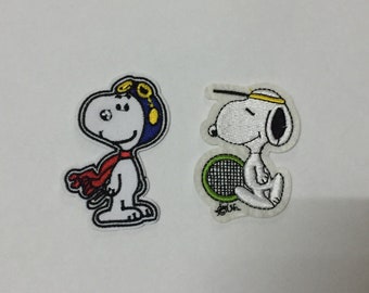 Snoopy Patch Cartoon Patches Iron on Patch Applique Embroidery