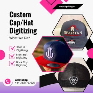 3D Stickdatei Puff Logo Stickdatei zum digitalisieren, gestickt