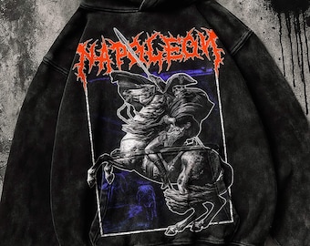Vintage Napoleon French History Apparel, Military Distressed Hoodie, Sweatshirt and T-Shirt for History Teachers, Enthusiasts and Gifts.