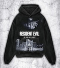 Retro RE9 Bleached Art Survival Horror Game Hoodie, Requiem T-Shirt, Vintage Washed Heavyweight Apparel, Perfect Gift For Gaming Enthusiasts product logo