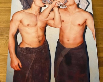 Póster de Connor Storrie, arte mural de la rivalidad acalorada de Hollanov