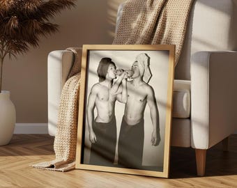 Póster de Connor Storrie, arte mural de la rivalidad acalorada de Hollanov