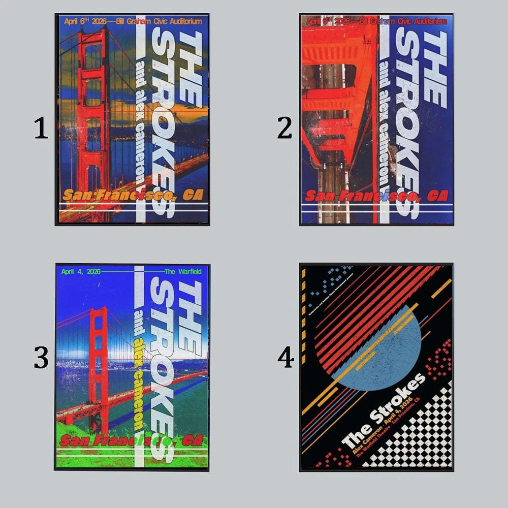 The strokes poster - Etsy 日本