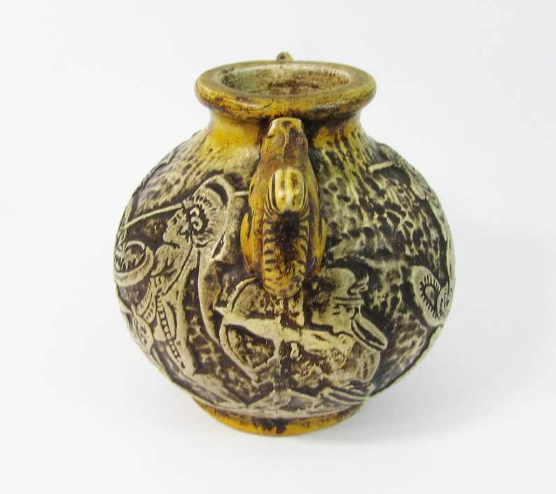 Greek Revival Amphora Vase With Squirrel Handles Made in Etsy