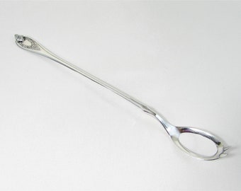 Antique 1847 Rogers Brothers Olive Spoon - Old Colony Pattern