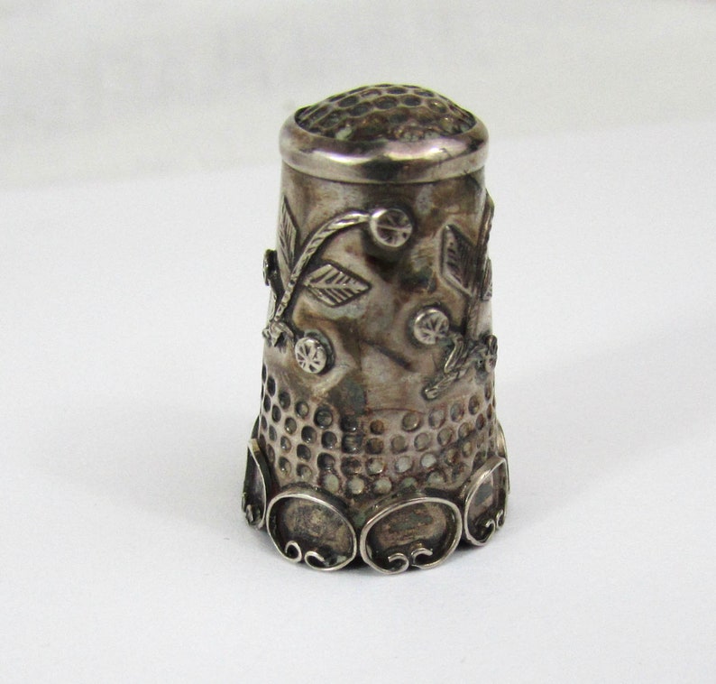 Ornate Sterling Silver Thimble TAXCO .925 Sewing Thimble