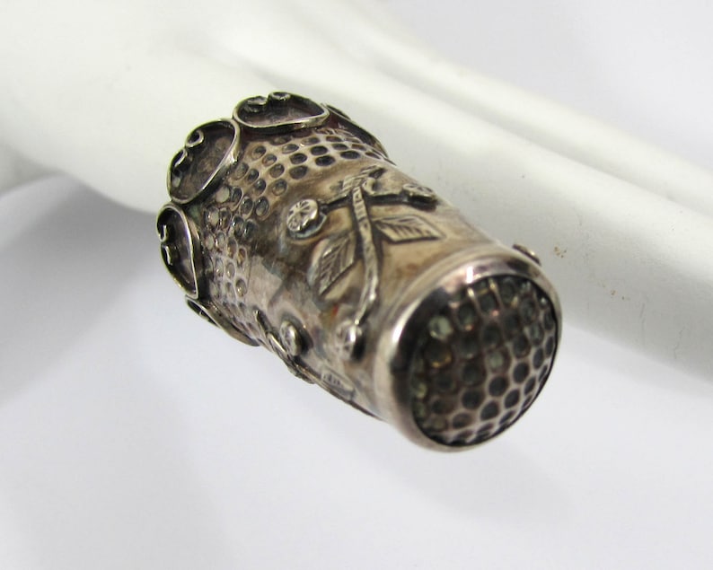 Ornate Sterling Silver Thimble TAXCO .925 Sewing Thimble