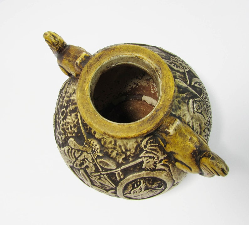 Greek Revival Amphora Vase With Squirrel Handles Made in Etsy