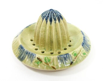 Antique Stoneware Pottery Juicer - Citrus Fruit Reamer