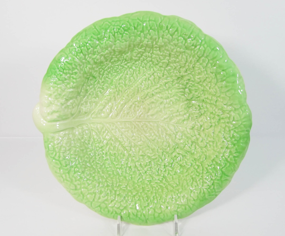 Vintage Royal Winton Ivory Grimwades Cabbage Leaf Bowl 10 Majolica Bowl