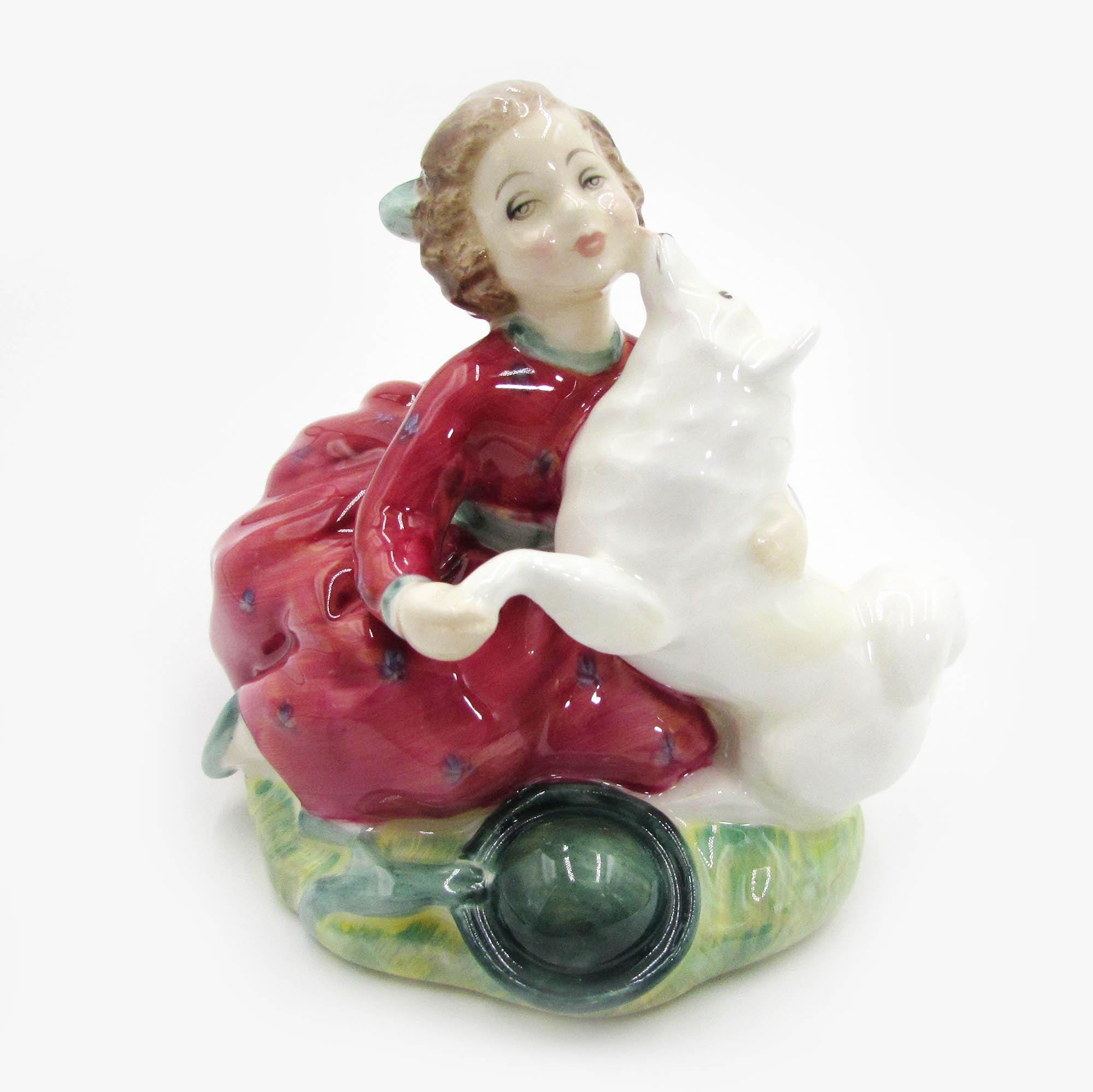 Vintage Royal Doulton Home Again HN 2167 England, Girl With