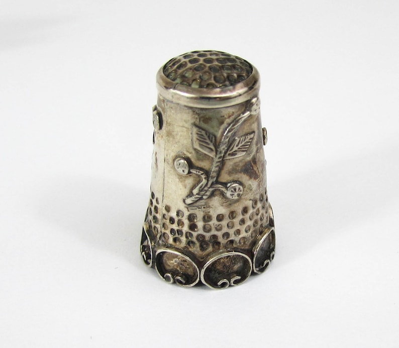 Ornate Sterling Silver Thimble TAXCO .925 Sewing Thimble