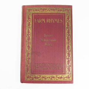 Farm Rhymes by James Whitcomb Riley 192 - Antique book - Illustrated