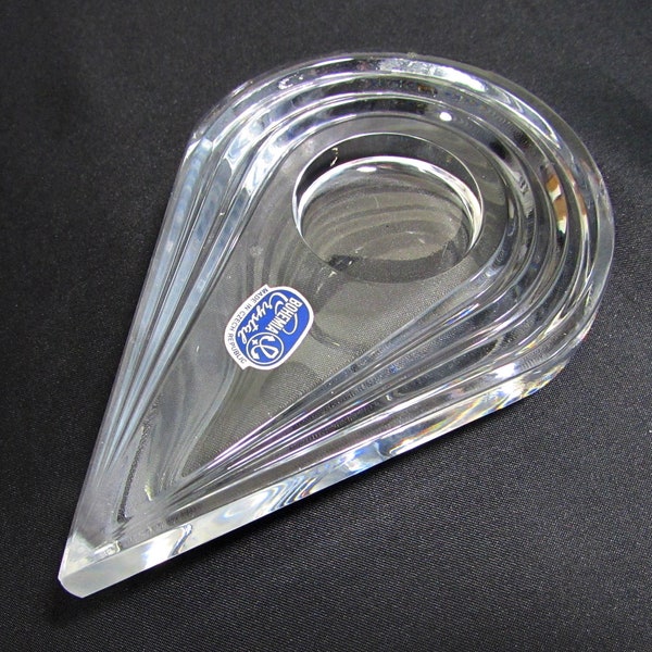 Bohemia Crystal Candle Holder Etsy